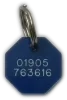 Picture of Octagonal Plastic Dog Tags 