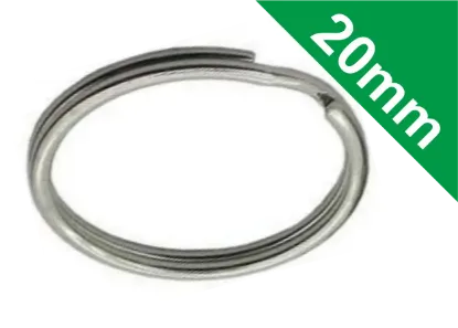 20mm Split Ring - Nickel Plated