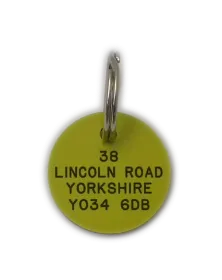 Picture of Round Plastic Pet Tag (Small)