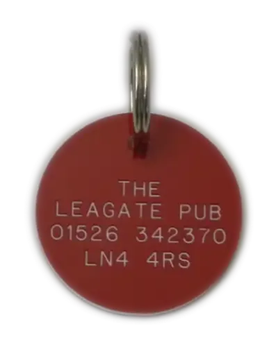 Picture of Round Plastic Pet Tag (Medium)