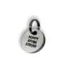 Stainless Steel Round Dog Tag - 16mm (0.6")