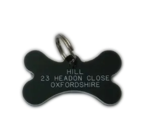 Picture of Bone Plastic Pet Tag (Small)