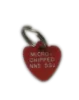 Mini Heart shaped Dog Tags 