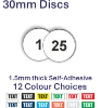 Picture of 30mm Plastic Self-Adhesive Discs