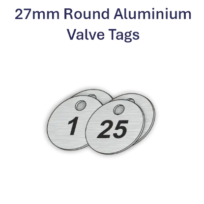 Picture of 27mm  Anodised  Aluminum Valve Tags