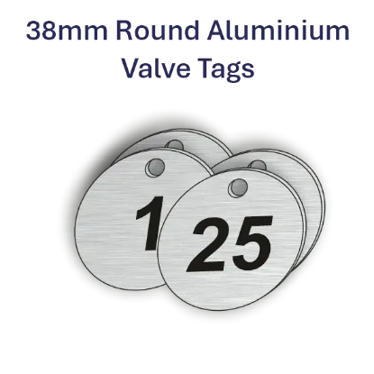 Picture of 38mm  Anodised  Aluminum Valve Tags