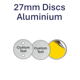 Picture of 27mm dia. Customised Aluminum Discs
