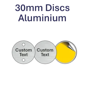 Picture of 30mm dia. Customised Aluminum Discs