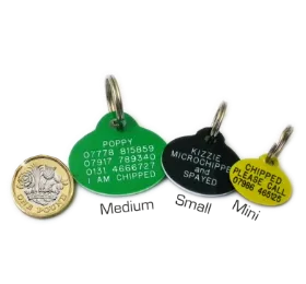 Picture of Oval Plastic Dog Tags