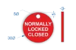 Picture of 38mm Normally Locked Closed