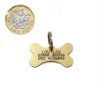Picture of Brass Bone Pet ID Tag (Mini)
