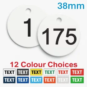 Picture of 1-175 Traffolite, plastic valve tags 38mm