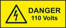 Picture of Danger labels 110V