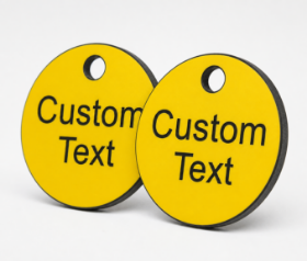 Picture of 38mm dia. Customised Traffolite Valve Tags