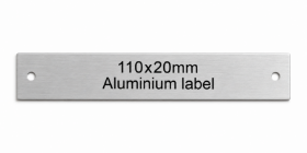 Picture of Aluminium Labels 110x20mm